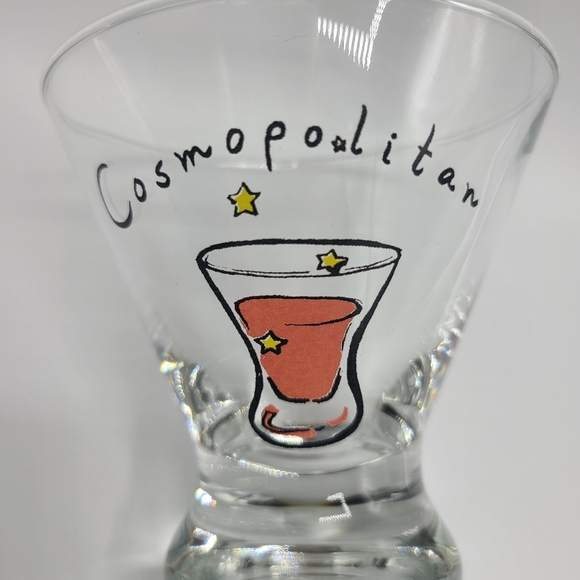 Pottery Barn Stemless Martini Glass Cosmopolitan Cocktail Glass - Picture 3 of 7